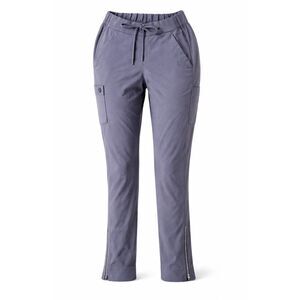 Healing Hands ONYX Athena Womens XS 5 Pocket Gray Cargo Scrub Pants Zipper Ankle